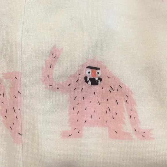 2pc Pajamas Top & Short Big Foot Monster Set Snug-Fit Unisex PJs Size 5T New - Picture 10 of 12